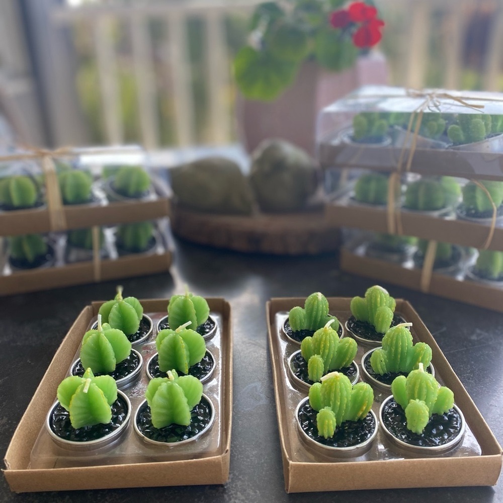 42 Tea light candles- party favors & table decor